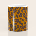 Classic Leopard Print Pattern Coffee Mug Gallery Image 4
