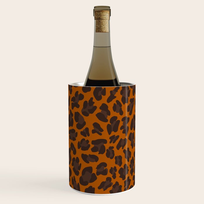 Classic Leopard Print Pattern Wine Chiller Gallery Image 1