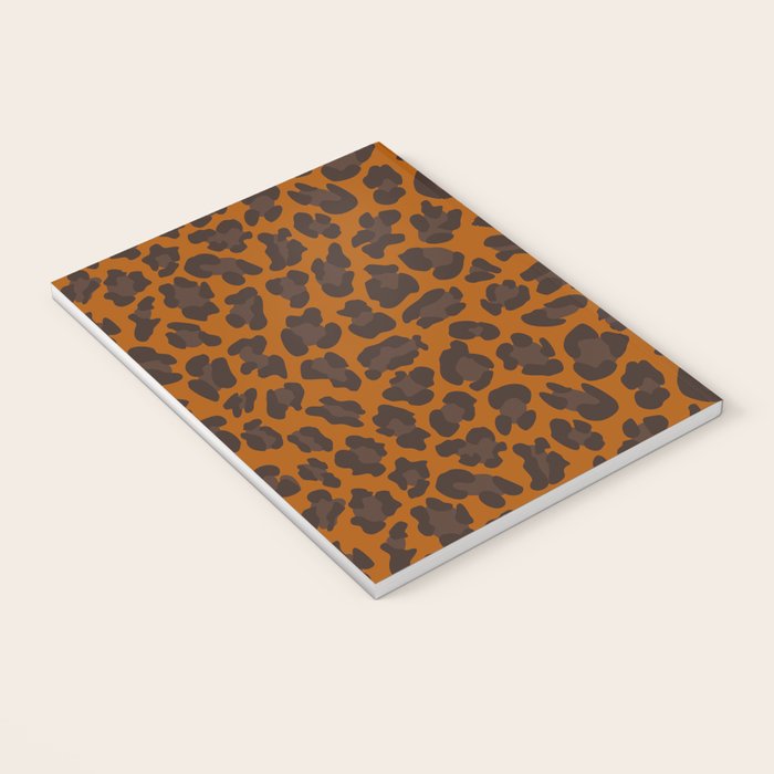 Classic Leopard Print Pattern Notebook Gallery Image 3