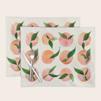 Abstract Watercolor Fruit Shapes Placemat Gallery Image 1