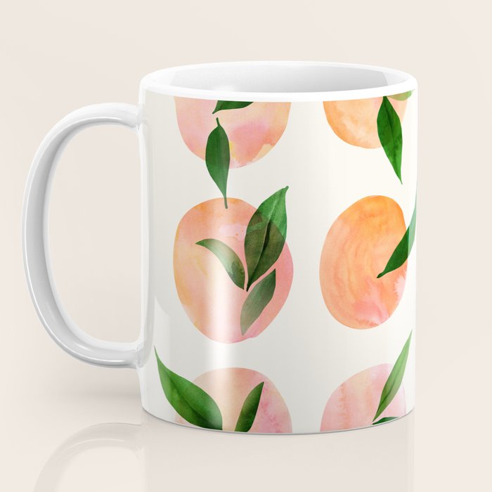 Abstract Watercolor Fruit Shapes Coffee Mug Gallery Image 3