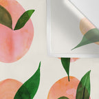 Abstract Watercolor Fruit Shapes Wall Tapestry Gallery Image 3