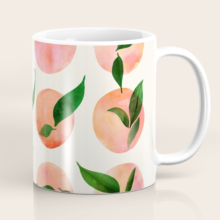 Abstract Watercolor Fruit Shapes Coffee Mug Gallery Image 1