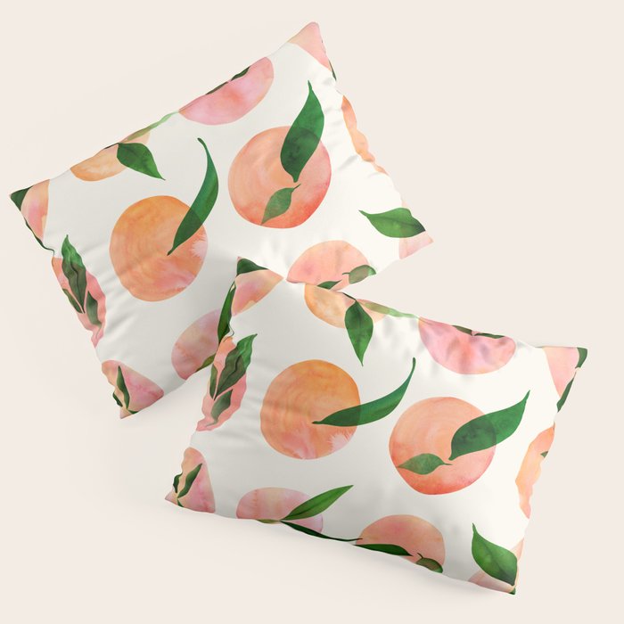 Abstract Watercolor Fruit Shapes Pillow Sham Gallery Image 3