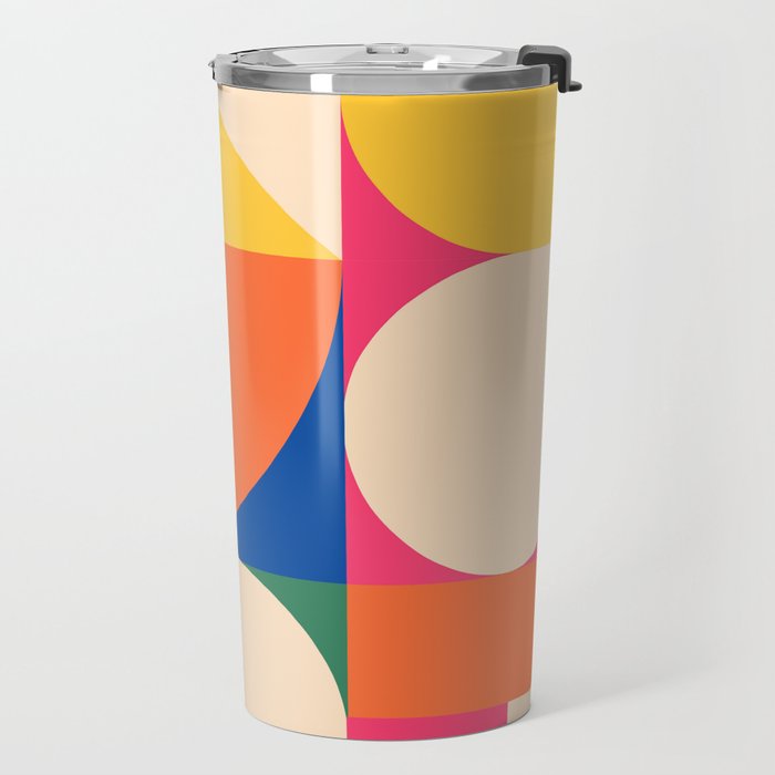 Geometric Shapes 225 Travel Mug Gallery Image 2