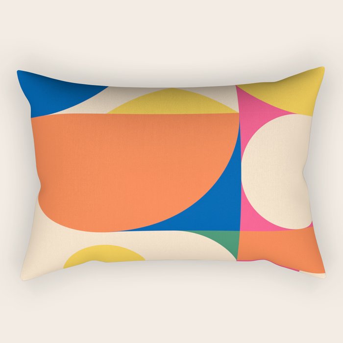 Geometric Shapes 225 Rectangular Pillow Gallery Image 2