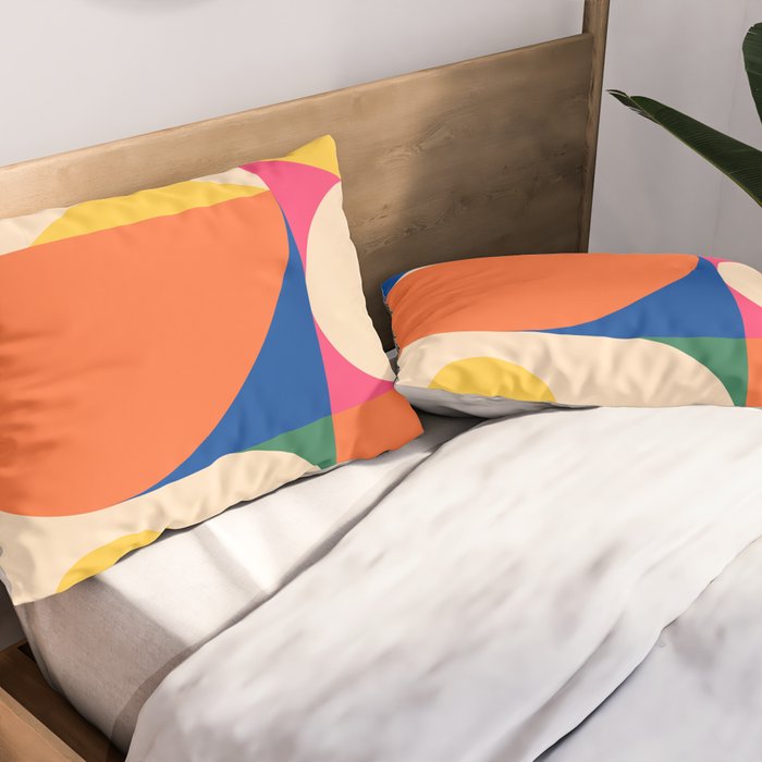 Geometric Shapes 225 Pillow Sham Gallery Image 2