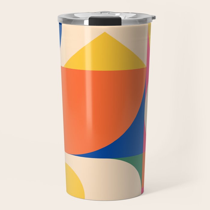 Geometric Shapes 225 Travel Mug Gallery Image 1