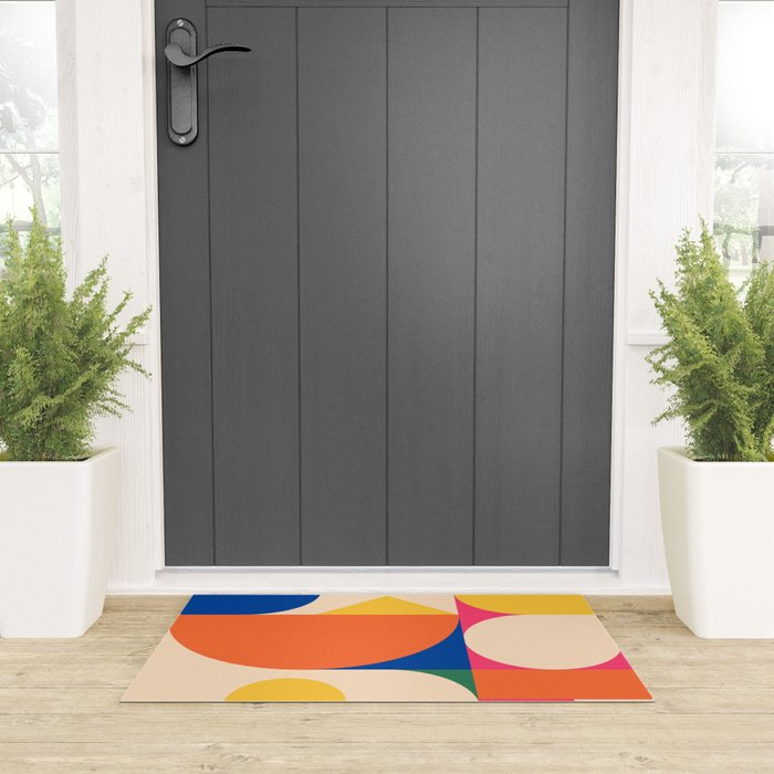 Geometric Shapes 225 Welcome Mat Gallery Image 3