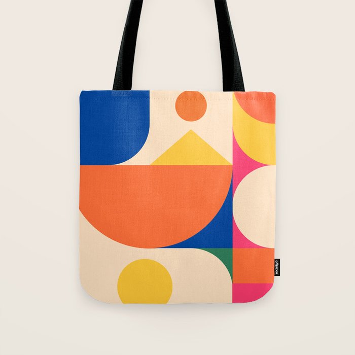 Geometric Shapes 225 Tote Bag Gallery Image 1