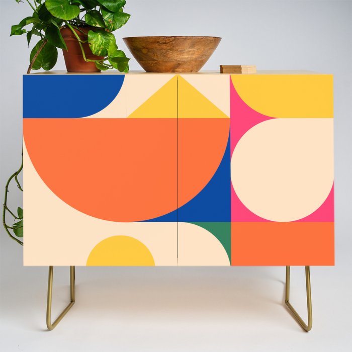 Geometric Shapes 225 Credenza Gallery Image 1