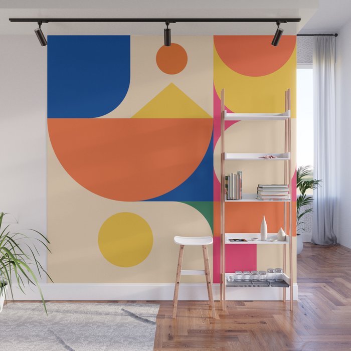 Geometric Shapes 225 Wall Mural Gallery Image 1