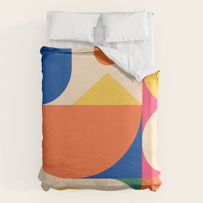 Geometric Shapes 225 Duvet Cover Gallery Image 6