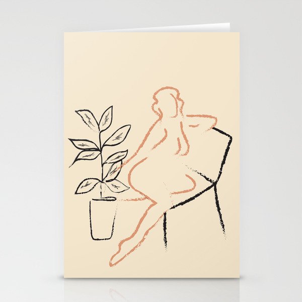 Nude Line Stationery Card Gallery Image 1