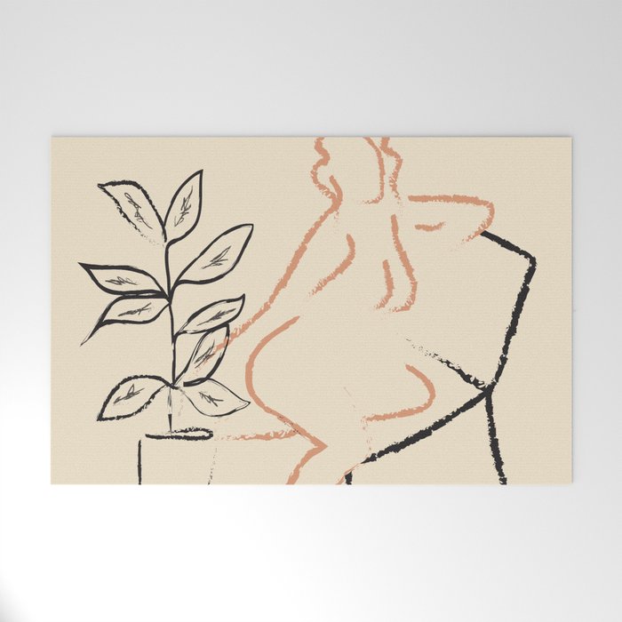Nude Line Welcome Mat Gallery Image 1