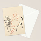 Nude Line Stationery Card Gallery Image 2