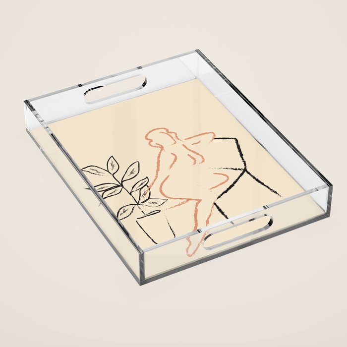 Nude Line Acrylic Tray Gallery Image 1