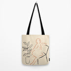 Nude Line Tote Bag Gallery Image 2