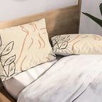 Nude Line Pillow Sham Gallery Image 2