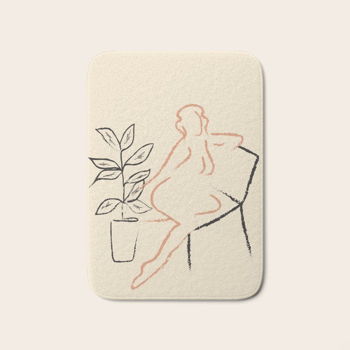 Nude Line Bath Mat Gallery Image 1