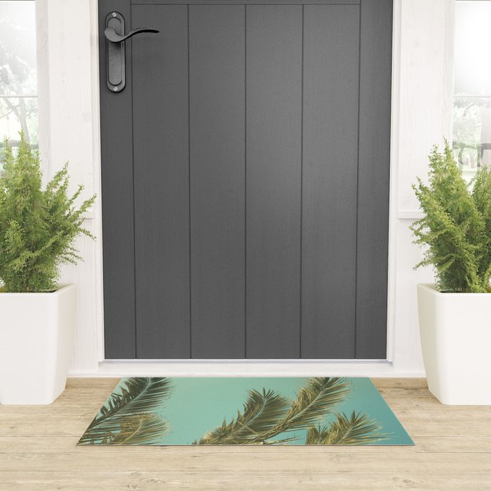 Autumn Palms II Welcome Mat Gallery Image 3