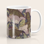 Vintage Art Deco Bat and Flowers Coffee Mug Gallery Image 1