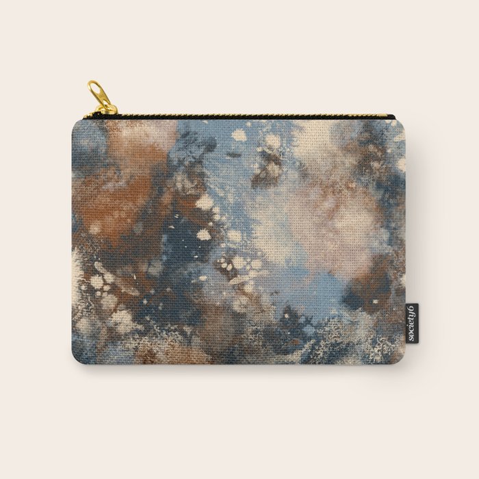 Earth watercolor splashes 2 Carry All Pouch Gallery Image 1