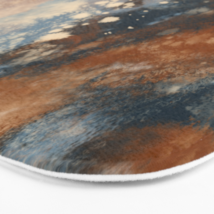 Earth watercolor splashes 2 Bath Mat Gallery Image 3