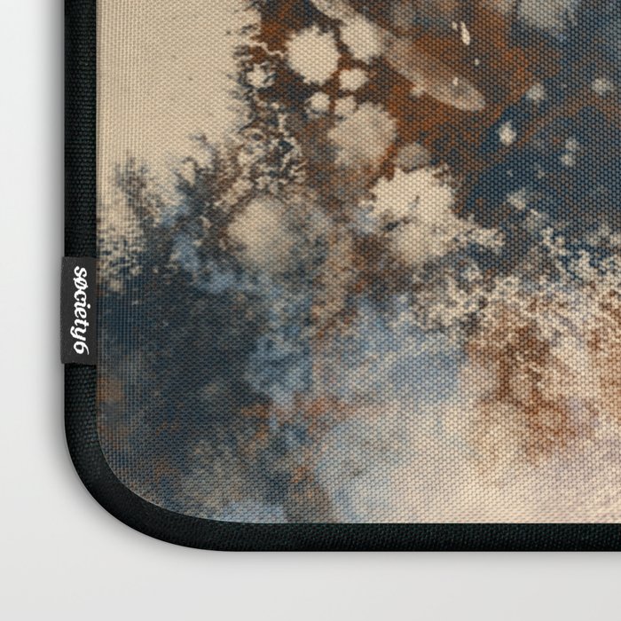 Earth watercolor splashes 2 Laptop Sleeve Gallery Image 3