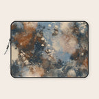 Earth watercolor splashes 2 Laptop Sleeve Gallery Image 1