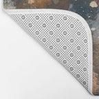 Earth watercolor splashes 2 Bath Mat Gallery Image 2