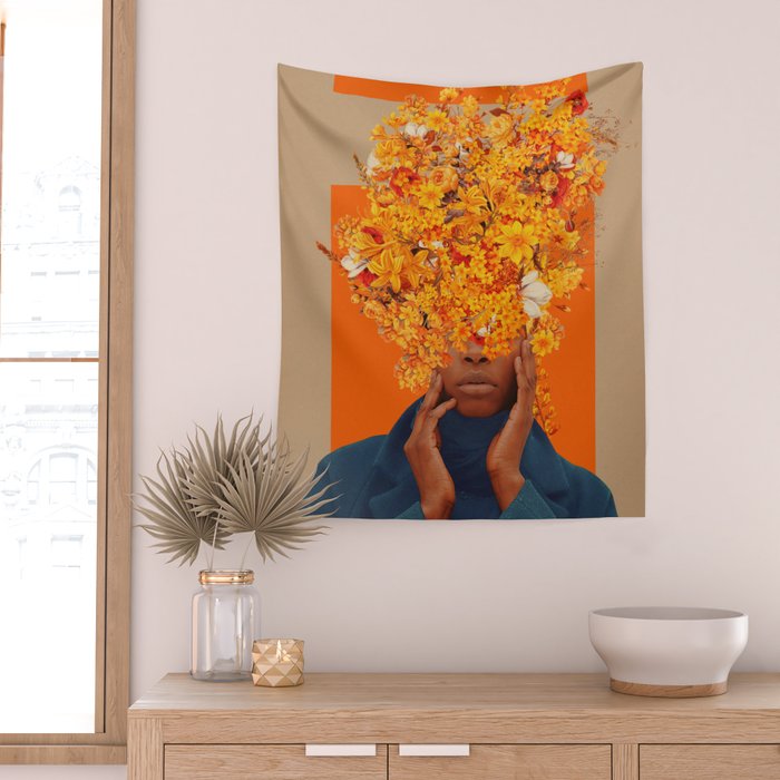 Blooming for You again and again Wall Tapestry Gallery Image 2