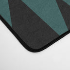 Geometric Southwestern Minimalism - Teal Green Desk Mat Gallery Image 4