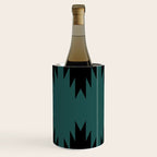 Geometric Southwestern Minimalism - Teal Green Wine Chiller Gallery Image 3