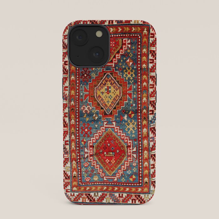 Kazak Southwest Caucasus Rug Print iPhone Case Gallery Image 33