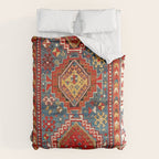 Kazak Southwest Caucasus Rug Print Duvet Cover Gallery Image 6