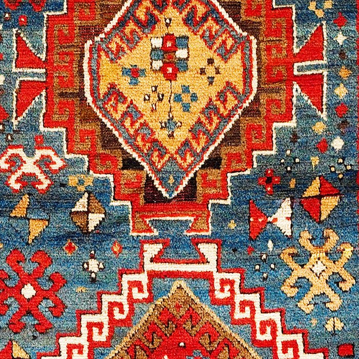 Kazak Southwest Caucasus Rug Print Coffee Mug Gallery Image 2