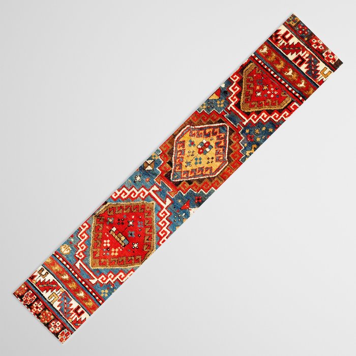 Kazak Southwest Caucasus Rug Print Table Runner Gallery Image 3