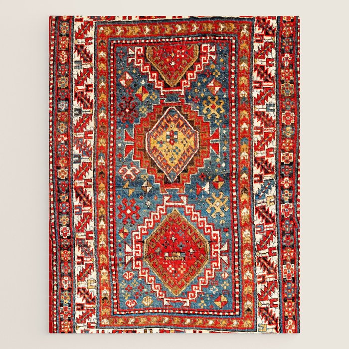 Kazak Southwest Caucasus Rug Print Jigsaw Puzzle Gallery Image 1