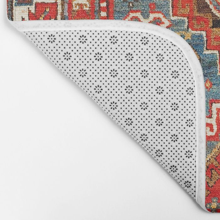 Kazak Southwest Caucasus Rug Print Bath Mat Gallery Image 2
