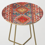 Kazak Southwest Caucasus Rug Print Side Table Gallery Image 2
