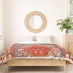 Kazak Southwest Caucasus Rug Print Duvet Cover Gallery Image 3