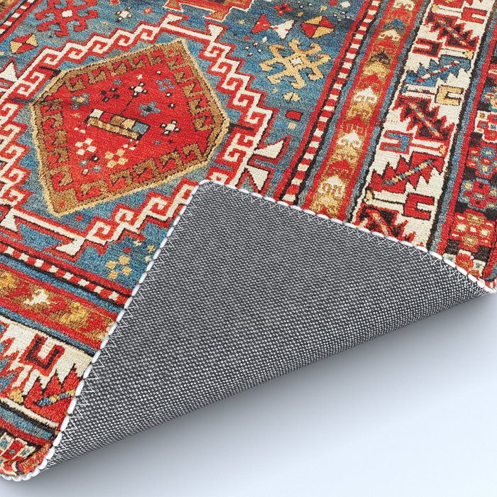 Kazak Southwest Caucasus Rug Print Rug Gallery Image 4