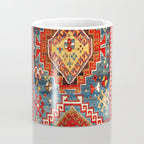 Kazak Southwest Caucasus Rug Print Coffee Mug Gallery Image 4