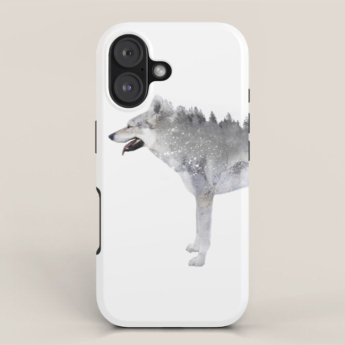 Winter Wolf iPhone Case Gallery Image 1