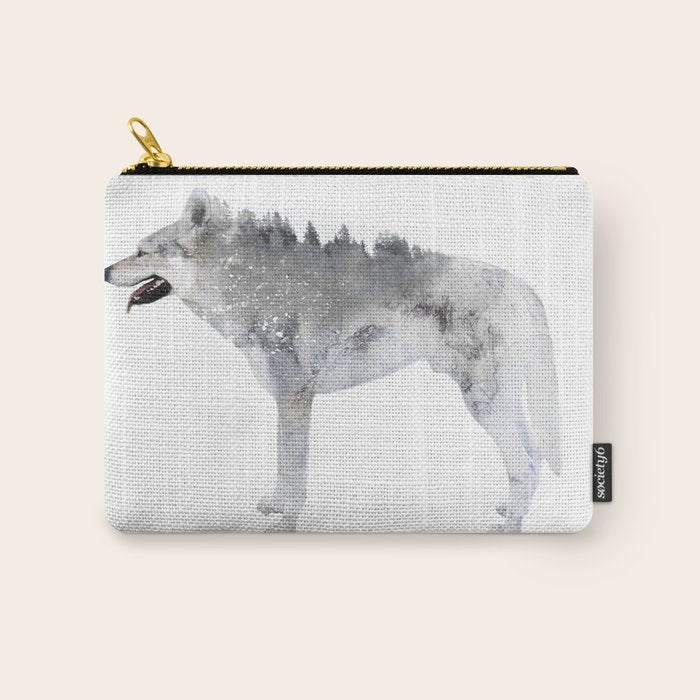 Winter Wolf Carry All Pouch Gallery Image 1
