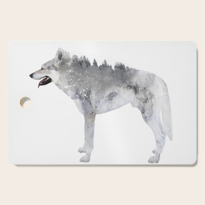 Winter Wolf Cutting Board Gallery Image 1