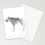 Winter Wolf Stationery Card Gallery Image 2