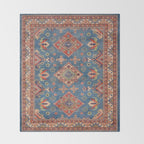Blue Spring Tulips Throw Blanket Gallery Image 2