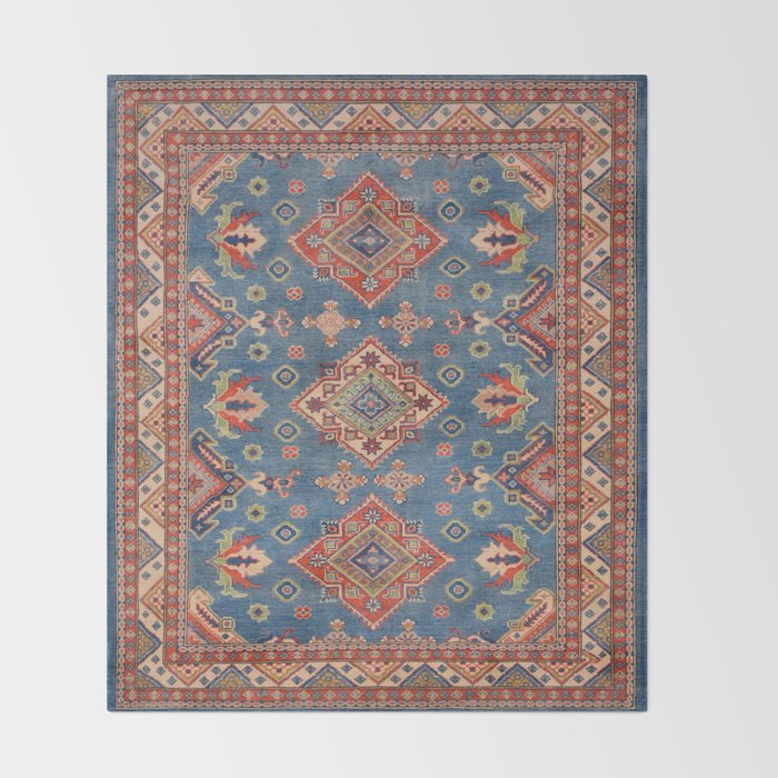 Blue Spring Tulips Throw Blanket Gallery Image 2